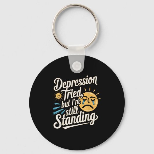 Suicide Awareness Depression Anxiety Mental Health Sleutelhanger (Voorkant)