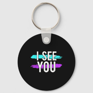 Suicide Awareness Design Gift Ik zie je voor menta Sleutelhanger