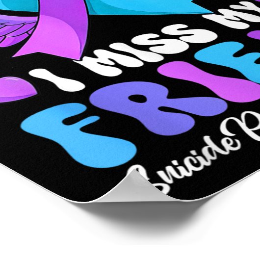 Suicide Awareness Friend Suicide Prevention Awaren Poster (Hoek)