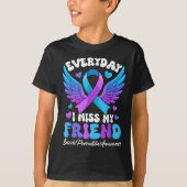 Suicide Awareness Friend Suicide Prevention Awaren T-shirt (Voorkant)