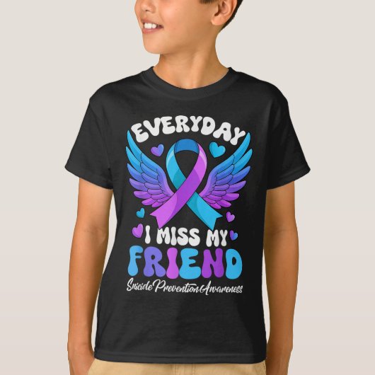 Suicide Awareness Friend Suicide Prevention Awaren T-shirt (Voorkant)