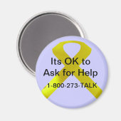 Suicide Awareness Help Magnet (Voorkant / Achterkant)