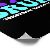 Suicide Awareness Morgen heeft je nodig bij preven Poster (Hoek)