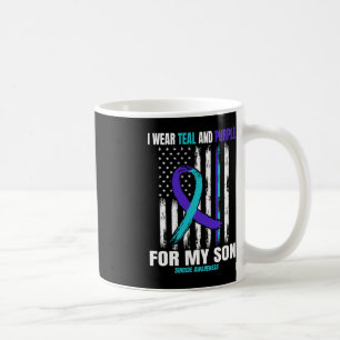 Suicide Awareness Preventie Zoon Vrouwen Mannen Am Koffiemok