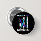 Suicide Awareness Prevention Product Godfather Ame Ronde Button 5,7 Cm (Voorkant /achterkant)