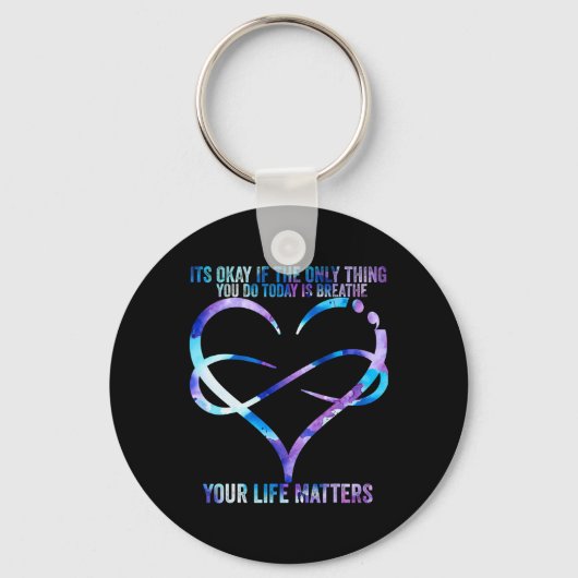 Suicide Awareness Prevention Uw levensproblemen SU Sleutelhanger (Voorkant)