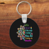 Suicide Awareness Semicolon 988 Gift Ideeën 1 Sleutelhanger (Voorkant)