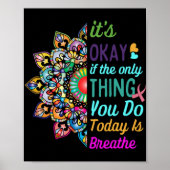 Suicide Awareness Semicolon 988 S 1  Poster (Voorkant)