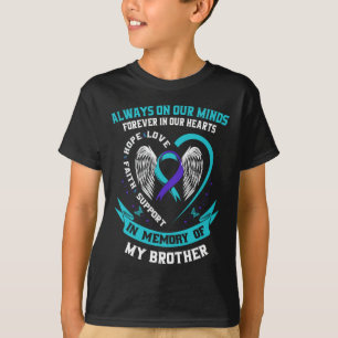 Suicide Awareness Shirt Brother Mannen Vrouwen Voo
