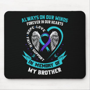 Suicide Awareness Shirt Brother Mannen Vrouwen Voo Muismat