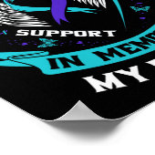 Suicide Awareness Shirt Brother Mannen Vrouwen Voo Poster (Hoek)