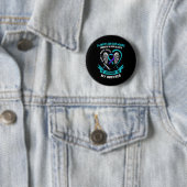 Suicide Awareness Shirt Brother Mannen Vrouwen Voo Ronde Button 5,7 Cm (In situ)