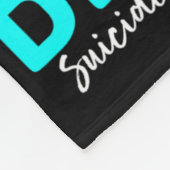 Suicide Awareness Shirt Brother Suicide Prevention Fleece Deken (Hoek)