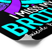 Suicide Awareness Shirt Brother Suicide Prevention Poster (Hoek)