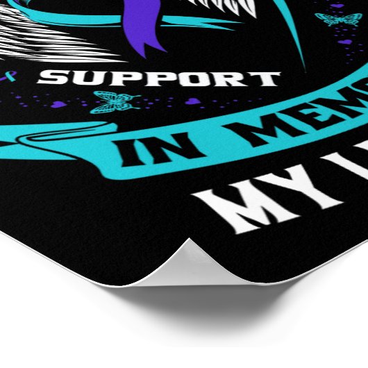 Suicide Awareness Shirt Dochter Little Girl Preve Poster (Hoek)