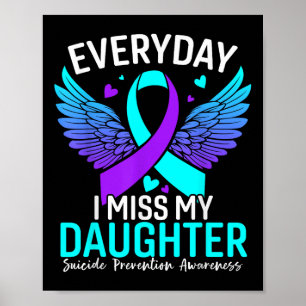 Suicide Awareness Shirt Dochter Zelfmoord Poster