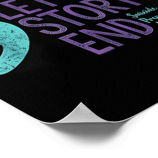 Suicide Awareness Shirt For Women Don't Let Your S Poster (Hoek)