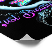 Suicide Awareness Shirt Just Breathe Suicide Preve Poster (Hoek)