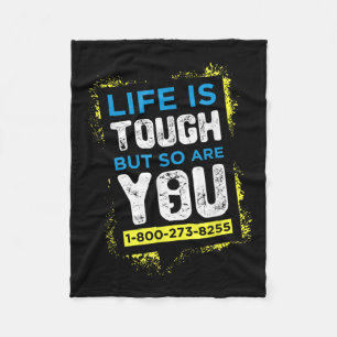 Suicide Awareness Shirt Mannen Vrouwen Het leven i Fleece Deken