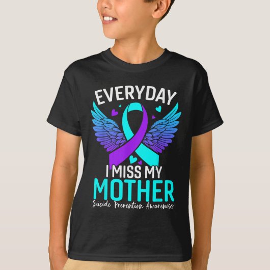 Suicide Awareness Shirt moeder zelfmoordpreventie (Voorkant)