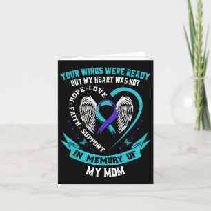 Suicide Awareness Shirt moeder zoon dochter preven Kaart
