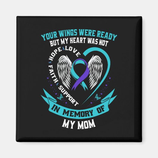 Suicide Awareness Shirt moeder zoon dochter preven Magneet (Voorkant)