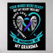Suicide Awareness Shirt Oma Prevention Items F Poster (Voorkant)