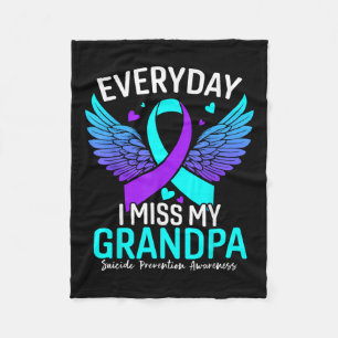 Suicide Awareness Shirt Opa Suicide Fleece Deken