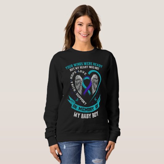 Suicide Awareness Shirt Son Baby Boy Mom Dad Preve (Voorkant volledig)