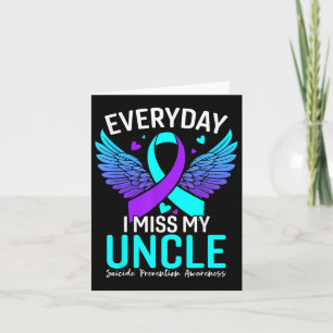 Suicide Awareness Shirt Uncle Suicide Prevention A Kaart