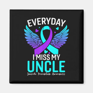 Suicide Awareness Shirt Uncle Suicide Prevention Magneet
