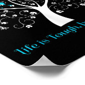 Suicide Awareness Shirt voor vrouwen Gift Life is Poster (Hoek)