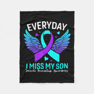 Suicide Awareness Shirt voor zelfmoordpreventie Fleece Deken