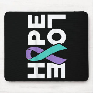 Suicide Awareness - Sideways Hoop Liefde Preventie Muismat
