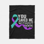 Suicide Awareness Suicide Prevention Suprt Survivo Fleece Deken (Voorkant)