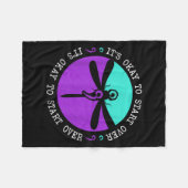 Suicide Awareness Suicide Prevention Suprt Survivo Fleece Deken (Voorkant (Horizontaal))