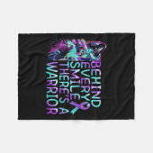 Suicide Awareness Suicide Prevention Suprt Survivo Fleece Deken (Voorkant (Horizontaal))