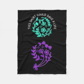 Suicide Awareness Suicide Prevention Suprt Survivo Fleece Deken (Voorkant)
