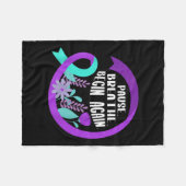 Suicide Awareness Suicide Prevention Suprt Survivo Fleece Deken (Voorkant (Horizontaal))