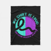 Suicide Awareness Suicide Prevention Suprt Survivo Fleece Deken (Voorkant)