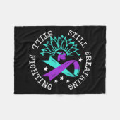 Suicide Awareness Suicide Prevention Suprt Survivo Fleece Deken (Voorkant (Horizontaal))