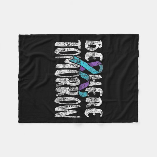 Suicide Awareness Suicide Prevention Suprt Survivo Fleece Deken (Voorkant (Horizontaal))