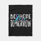 Suicide Awareness Suicide Prevention Suprt Survivo Fleece Deken (Voorkant)