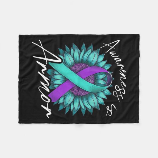 Suicide Awareness Suicide Prevention Suprt Survivo Fleece Deken (Voorkant (Horizontaal))