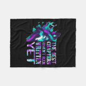 Suicide Awareness Suicide Prevention Suprt Survivo Fleece Deken (Voorkant (Horizontaal))