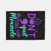 Suicide Awareness Suicide Prevention Suprt Survivo Fleece Deken (Voorkant (Horizontaal))