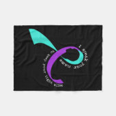 Suicide Awareness Suicide Prevention Suprt Survivo Fleece Deken (Voorkant (Horizontaal))