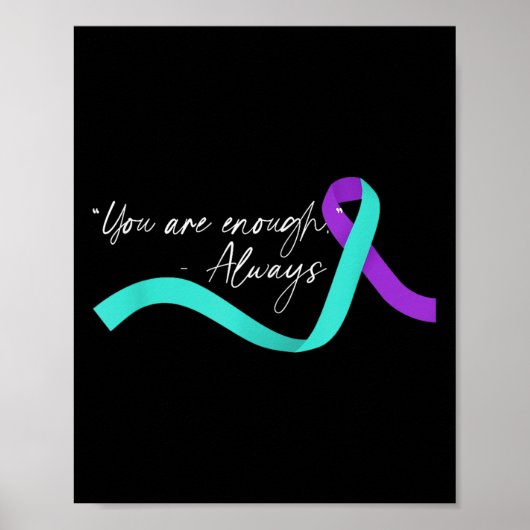 Suicide Awareness Suicide Prevention Suprt Survivo Poster (Voorkant)