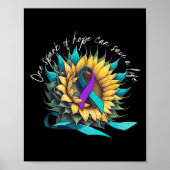 Suicide Awareness Suicide Prevention Suprt Survivo Poster (Voorkant)
