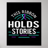 Suicide Awareness Suicide Prevention Suprt Survivo Poster (Voorkant)